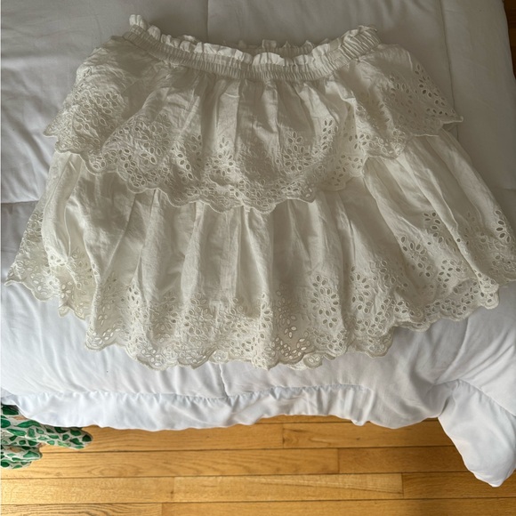Gap White Eyelet Skirt, 100% organic cotton - Picture 3 of 4